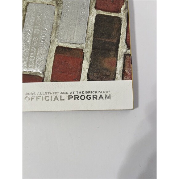 August 6 2006 Allstate Brickyard 400 Official Program Indianapolis Speedway - Picture 7 of 16